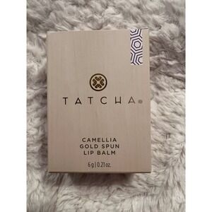 Tatcha Camellia Gold Spun Lip Balm 6g 0.21oz New in Box Japanese Camellia Oil